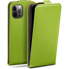 moex Flip Case iPhone 12 Pro Klapphülle Leder Optik – Weiteres Produktbild 1