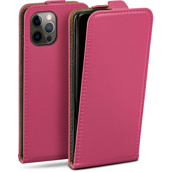 moex Flip Case iPhone 12 Pro Klapphülle Leder Optik – Weiteres Produktbild 1 moex Flip Case iPhone 12 Pro Klapphülle Leder Optik – Weiteres Produktbild 1