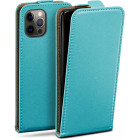 moex Flip Case iPhone 12 Pro Klapphülle Leder Optik – Weiteres Produktbild 1