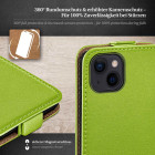 moex Flip Case iPhone 13 mini Klapphülle Leder Optik – Weiteres Produktbild 3