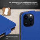 moex Flip Case iPhone 13 Pro Klapphülle Leder Optik – Weiteres Produktbild 3