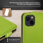 moex Flip Case iPhone 14 Plus Klapphülle Leder Optik – Weiteres Produktbild 3