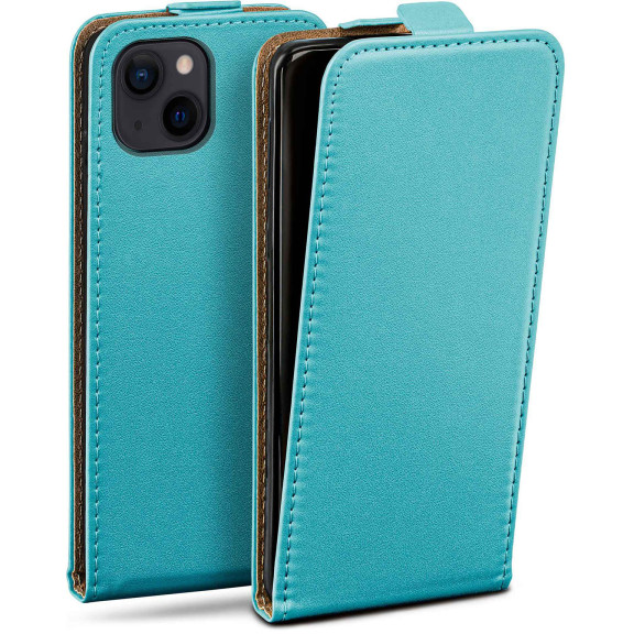 moex Flip Case iPhone 14 Plus Klapphülle Leder Optik – Weiteres Produktbild 1 moex Flip Case iPhone 14 Plus Klapphülle Leder Optik – Weiteres Produktbild 1