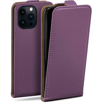 moex Flip Case iPhone 14 Pro Max Klapphülle Leder Optik – Indigo-Violet moex Flip Case iPhone 14 Pro Max Klapphülle Leder Optik – Indigo-Violet