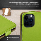 moex Flip Case iPhone 14 Pro Klapphülle Leder Optik – Weiteres Produktbild 3