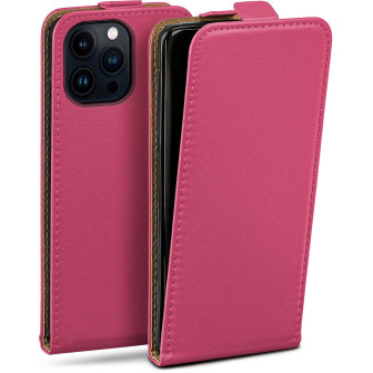 moex Flip Case iPhone 14 Pro Klapphülle Leder Optik – Berry-Fuchsia moex Flip Case iPhone 14 Pro Klapphülle Leder Optik – Berry-Fuchsia
