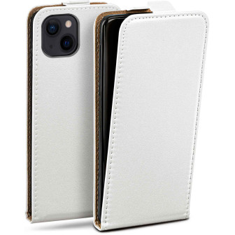moex Flip Case iPhone 14 Klapphülle Leder Optik – Pearl-White moex Flip Case iPhone 14 Klapphülle Leder Optik – Pearl-White