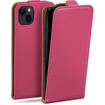 moex Flip Case iPhone 15 Plus Klapphülle Leder Optik – Berry-Fuchsia moex Flip Case iPhone 15 Plus Klapphülle Leder Optik – Berry-Fuchsia