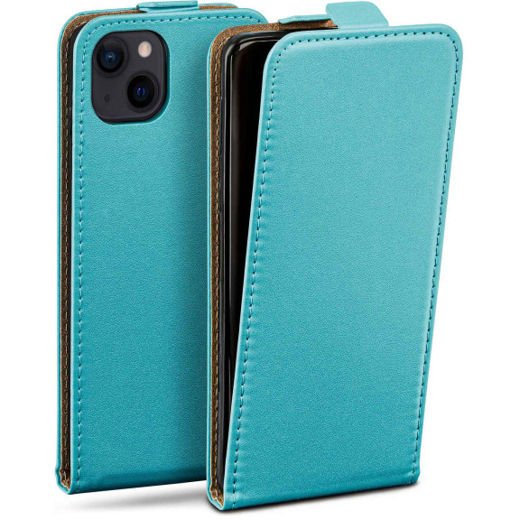moex Flip Case iPhone 15 Plus Klapphülle Leder Optik – Weiteres Produktbild 1 moex Flip Case iPhone 15 Plus Klapphülle Leder Optik – Weiteres Produktbild 1