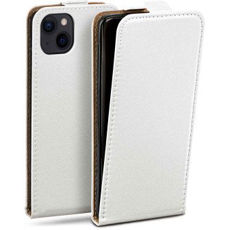 moex Flip Case iPhone 15 Plus Klapphülle Leder Optik – Pearl-White moex Flip Case iPhone 15 Plus Klapphülle Leder Optik – Pearl-White