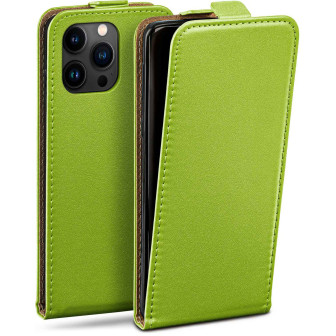 moex Flip Case iPhone 15 Pro Max Klapphülle Leder Optik – Lime-Green moex Flip Case iPhone 15 Pro Max Klapphülle Leder Optik – Lime-Green