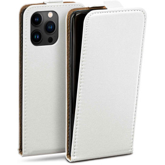 moex Flip Case iPhone 15 Pro Max Klapphülle Leder Optik – Pearl-White moex Flip Case iPhone 15 Pro Max Klapphülle Leder Optik – Pearl-White