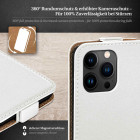 moex Flip Case iPhone 15 Pro Max Klapphülle Leder Optik – Weiteres Produktbild 3