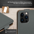moex Flip Case iPhone 15 Pro Klapphülle Leder Optik – Weiteres Produktbild 3
