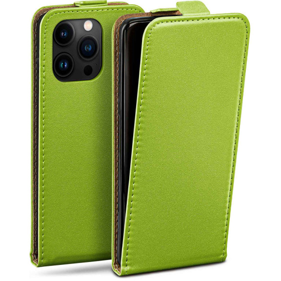moex Flip Case iPhone 15 Pro Klapphülle Leder Optik – Weiteres Produktbild 1 moex Flip Case iPhone 15 Pro Klapphülle Leder Optik – Weiteres Produktbild 1