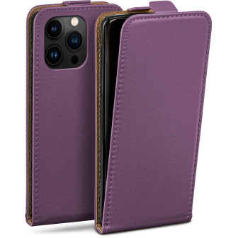 moex Flip Case iPhone 15 Pro Klapphülle Leder Optik – Indigo-Violet moex Flip Case iPhone 15 Pro Klapphülle Leder Optik – Indigo-Violet