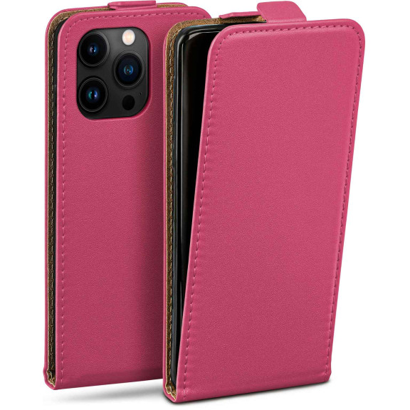 moex Flip Case iPhone 15 Pro Klapphülle Leder Optik – Weiteres Produktbild 1 moex Flip Case iPhone 15 Pro Klapphülle Leder Optik – Weiteres Produktbild 1