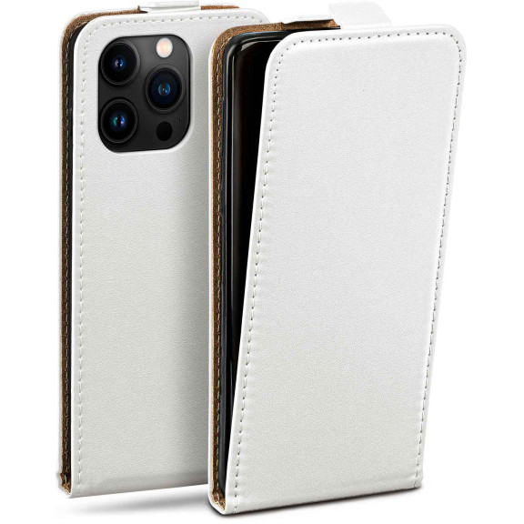 moex Flip Case iPhone 15 Pro Klapphülle Leder Optik – Weiteres Produktbild 1 moex Flip Case iPhone 15 Pro Klapphülle Leder Optik – Weiteres Produktbild 1