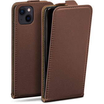 moex Flip Case iPhone 15 Klapphülle Leder Optik – Oxide-Brown moex Flip Case iPhone 15 Klapphülle Leder Optik – Oxide-Brown