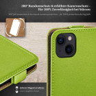 moex Flip Case iPhone 15 Klapphülle Leder Optik – Weiteres Produktbild 3