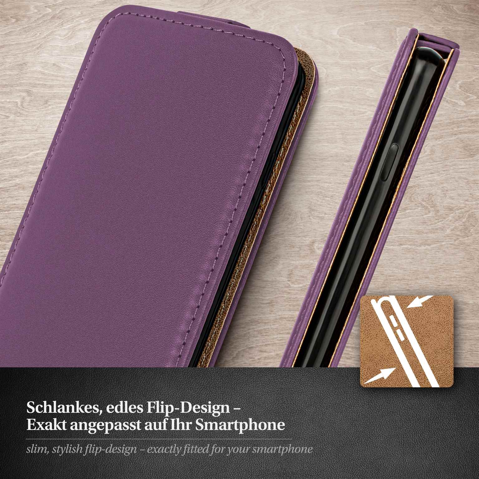 moex Flip Case iPhone 15 Klapphülle Leder Optik – Weiteres Produktbild 2