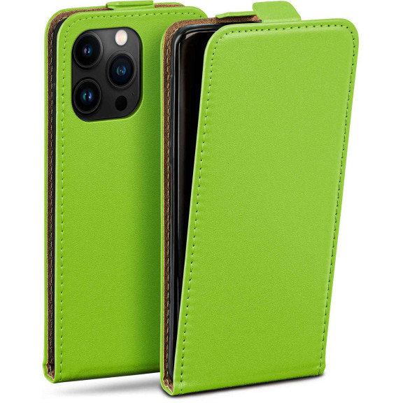 moex Flip Case iPhone 16 Pro Max Klapphülle Leder Optik – Weiteres Produktbild 1 moex Flip Case iPhone 16 Pro Max Klapphülle Leder Optik – Weiteres Produktbild 1