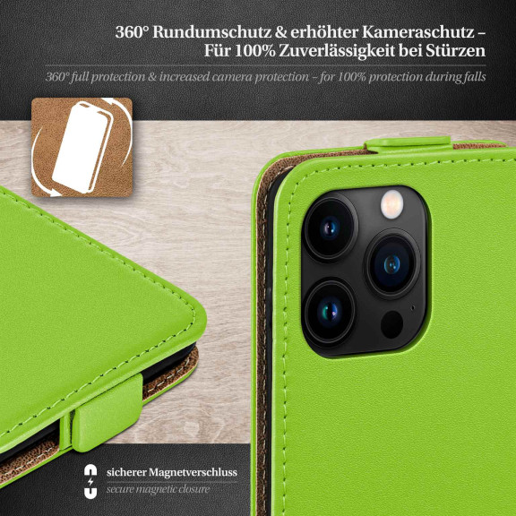 moex Flip Case iPhone 16 Pro Max Klapphülle Leder Optik – Weiteres Produktbild 3 moex Flip Case iPhone 16 Pro Max Klapphülle Leder Optik – Weiteres Produktbild 3