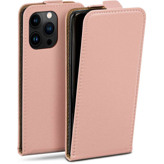 moex Flip Case iPhone 16 Pro Klapphülle Leder Optik – Altrosa moex Flip Case iPhone 16 Pro Klapphülle Leder Optik – Altrosa