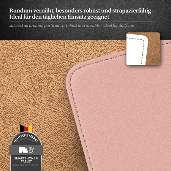 moex Flip Case iPhone 16 Klapphülle Leder Optik – Weiteres Produktbild 5 moex Flip Case iPhone 16 Klapphülle Leder Optik – Weiteres Produktbild 5