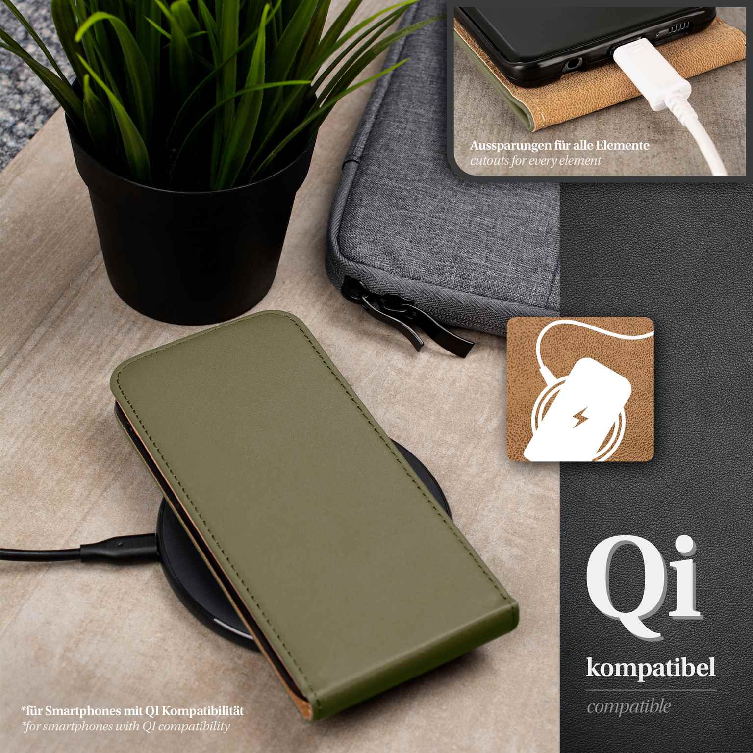 moex Flip Case iPhone 16 Klapphülle Leder Optik – Weiteres Produktbild 6 moex Flip Case iPhone 16 Klapphülle Leder Optik – Weiteres Produktbild 6