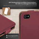 moex Flip Case iPhone 4 Klapphülle Leder Optik – Weiteres Produktbild 3