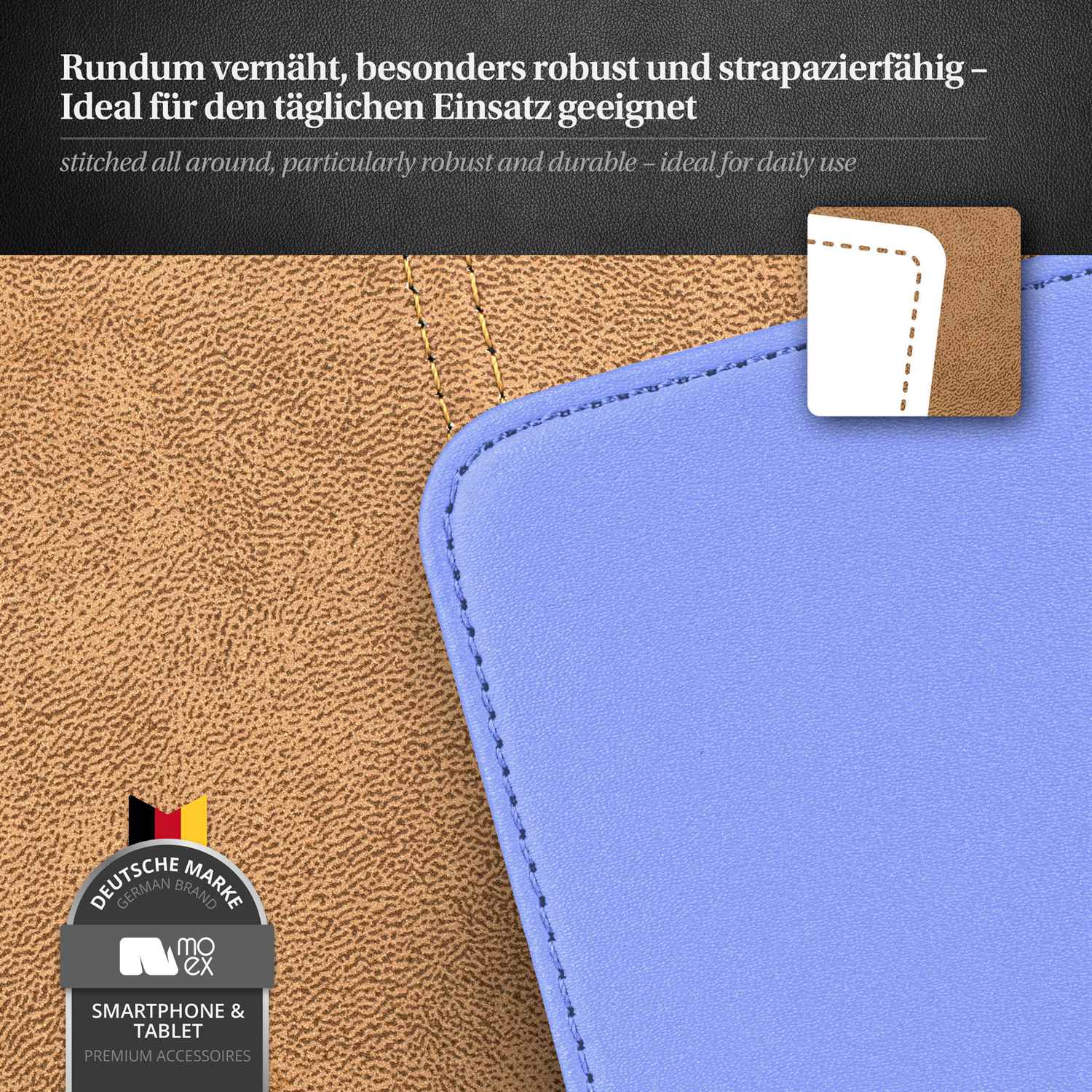 moex Flip Case iPhone 4 Klapphülle Leder Optik – Weiteres Produktbild 4