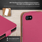 moex Flip Case iPhone 4 Klapphülle Leder Optik – Weiteres Produktbild 3