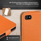 moex Flip Case iPhone 4S Klapphülle Leder Optik – Weiteres Produktbild 3