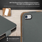 moex Flip Case iPhone 5c Klapphülle Leder Optik – Weiteres Produktbild 3