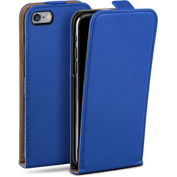 moex Flip Case iPhone 6 Plus Klapphülle Leder Optik – Weiteres Produktbild 1