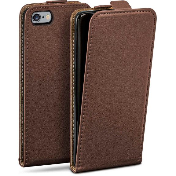 moex Flip Case iPhone 6 Plus Klapphülle Leder Optik – Weiteres Produktbild 1