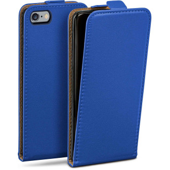 moex Flip Case iPhone 6 Klapphülle Leder Optik – Royal-Blue moex Flip Case iPhone 6 Klapphülle Leder Optik – Royal-Blue