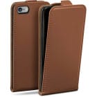 moex Flip Case iPhone 6 Klapphülle Leder Optik – Produktbild 1