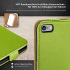 moex Flip Case iPhone 6s Plus Klapphülle Leder Optik – Produktbild 3