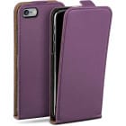 moex Flip Case iPhone 6s Plus Klapphülle Leder Optik – Produktbild 1