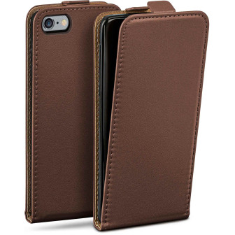 moex Flip Case iPhone 6s Klapphülle Leder Optik – Oxide-Brown moex Flip Case iPhone 6s Klapphülle Leder Optik – Oxide-Brown