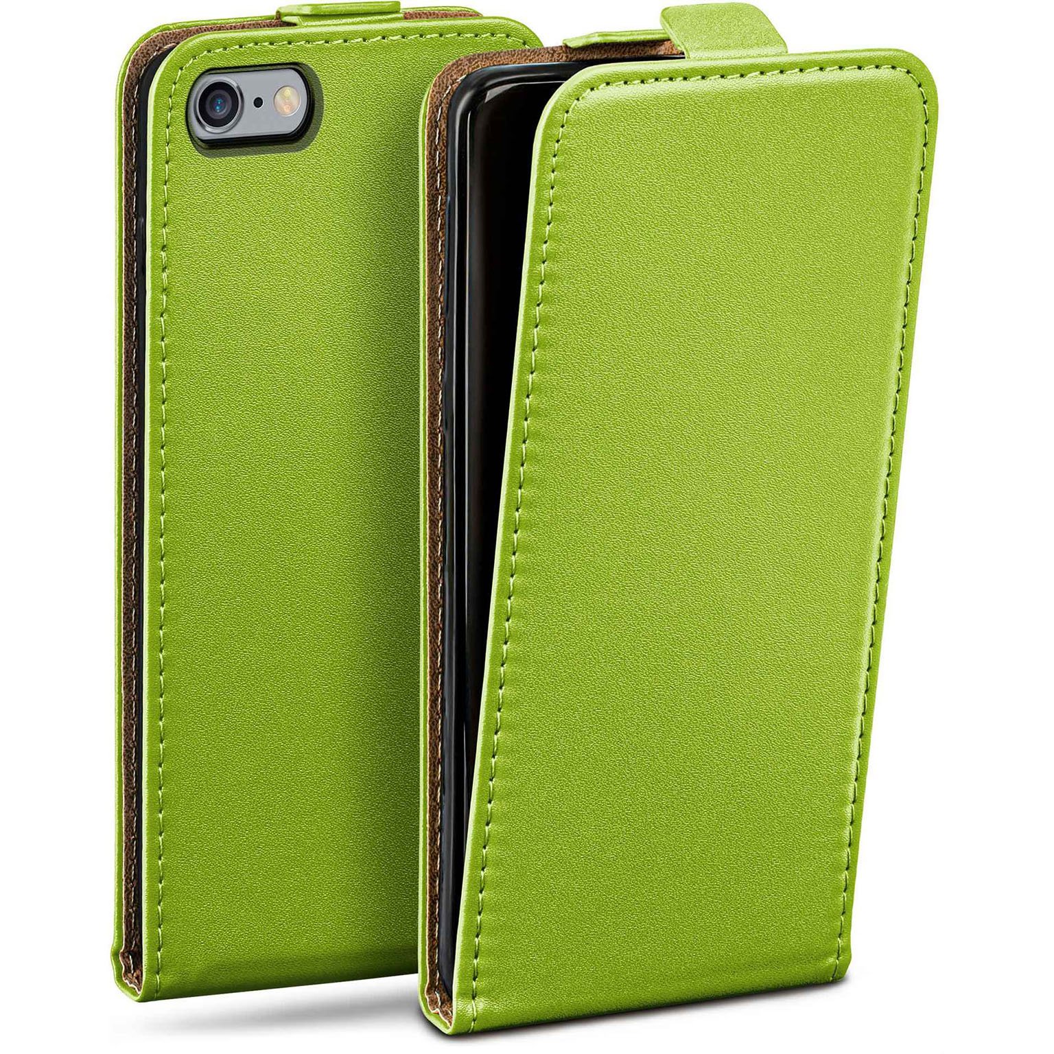 moex Flip Case iPhone 6s Klapphülle Leder Optik – Weiteres Produktbild 1 moex Flip Case iPhone 6s Klapphülle Leder Optik – Weiteres Produktbild 1
