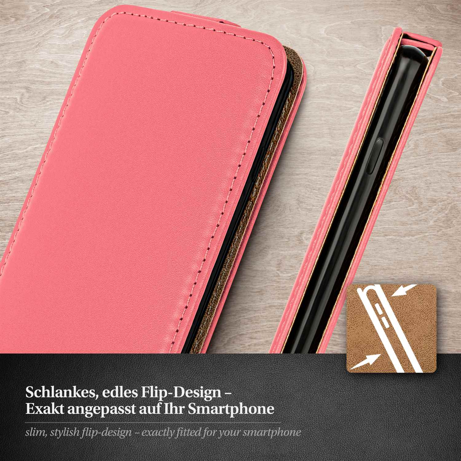 moex Flip Case iPhone 6s Klapphülle Leder Optik – Weiteres Produktbild 2 moex Flip Case iPhone 6s Klapphülle Leder Optik – Weiteres Produktbild 2