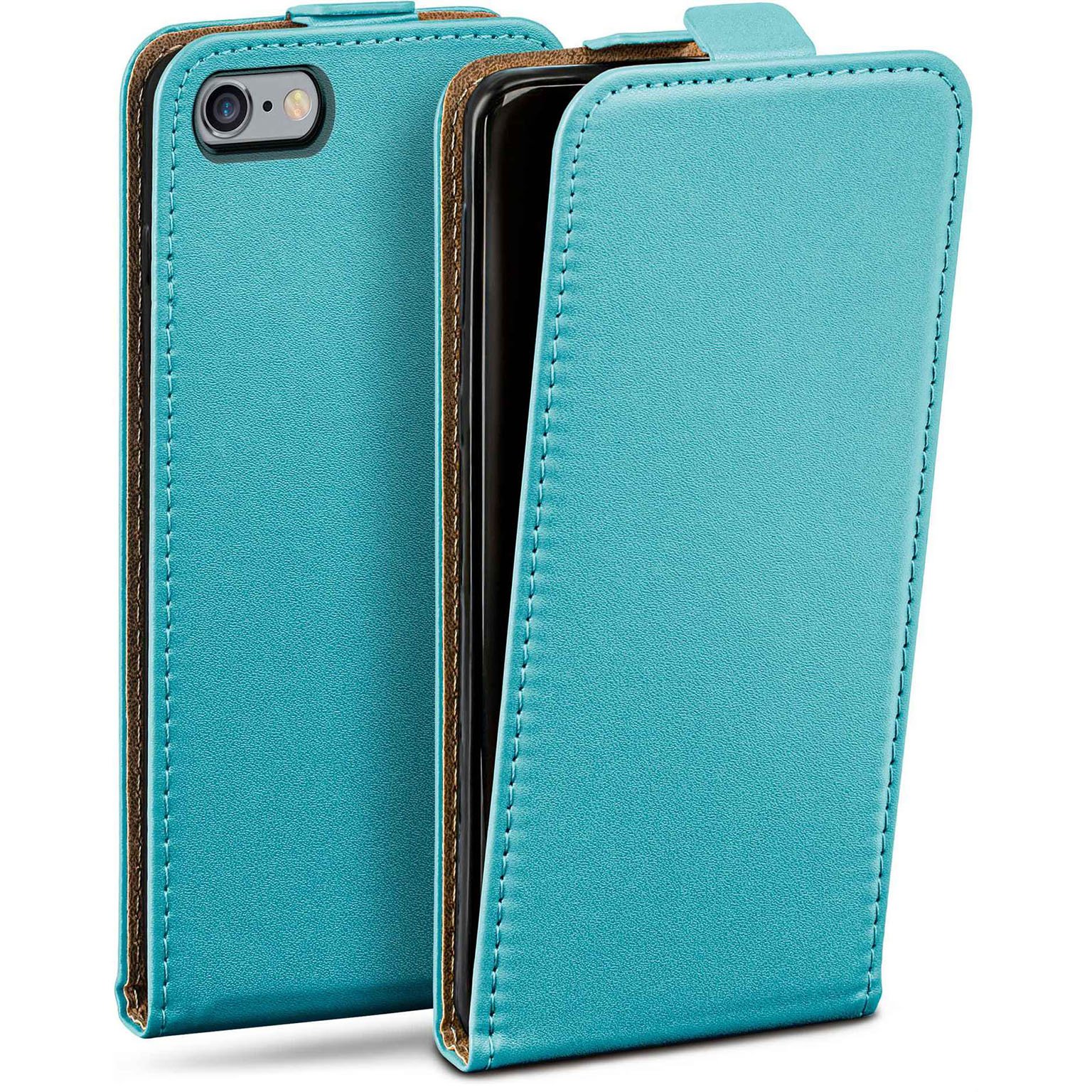 moex Flip Case iPhone 6s Klapphülle Leder Optik – Weiteres Produktbild 1 moex Flip Case iPhone 6s Klapphülle Leder Optik – Weiteres Produktbild 1