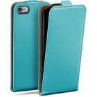 moex Flip Case iPhone 6s Klapphülle Leder Optik – Weiteres Produktbild 1
