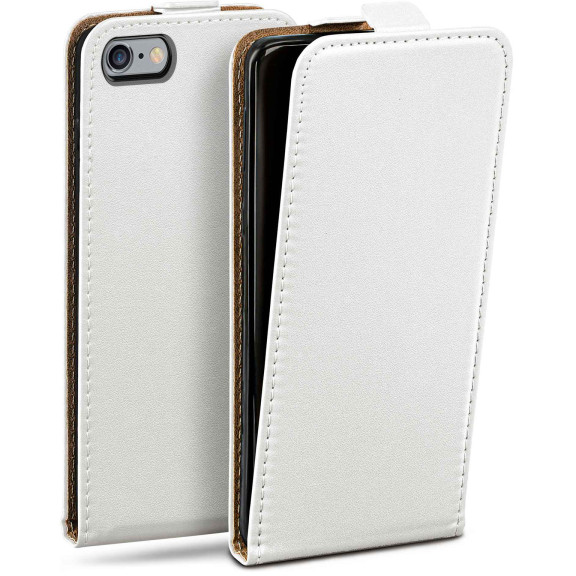 moex Flip Case iPhone 6s Klapphülle Leder Optik – Weiteres Produktbild 1