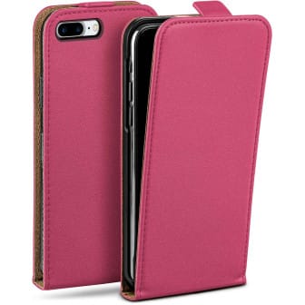 moex Flip Case iPhone 7 Plus Klapphülle Leder Optik – Berry-Fuchsia moex Flip Case iPhone 7 Plus Klapphülle Leder Optik – Berry-Fuchsia