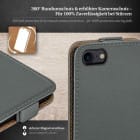 moex Flip Case iPhone 7 Klapphülle Leder Optik – Weiteres Produktbild 3