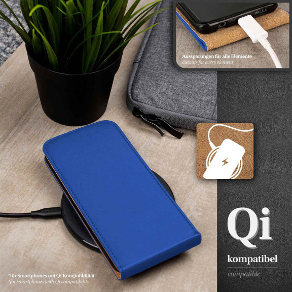 moex Flip Case iPhone SE (2022) Klapphülle Leder Optik – Weiteres Produktbild 6